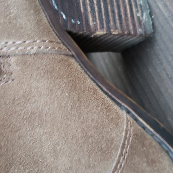 Lucky Brand brown Suede leather ankle boots sz 7.5 - Picture 8 of 11